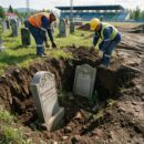 В Петропавловске при строительстве спортцентра вновь обнаружили старое кладбище